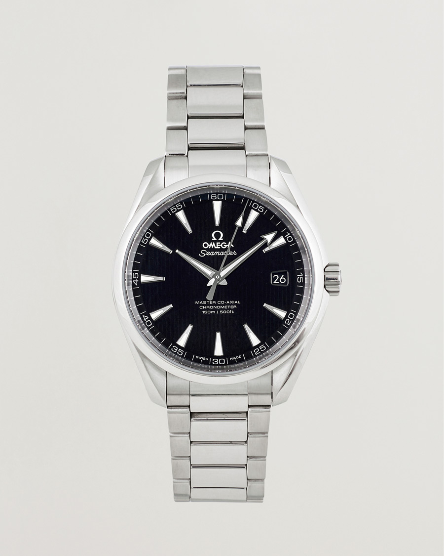 Herre | Omega Pre-Owned Seamaster Aqua Terra Silver | Omega Pre-Owned | Seamaster Aqua Terra Silver