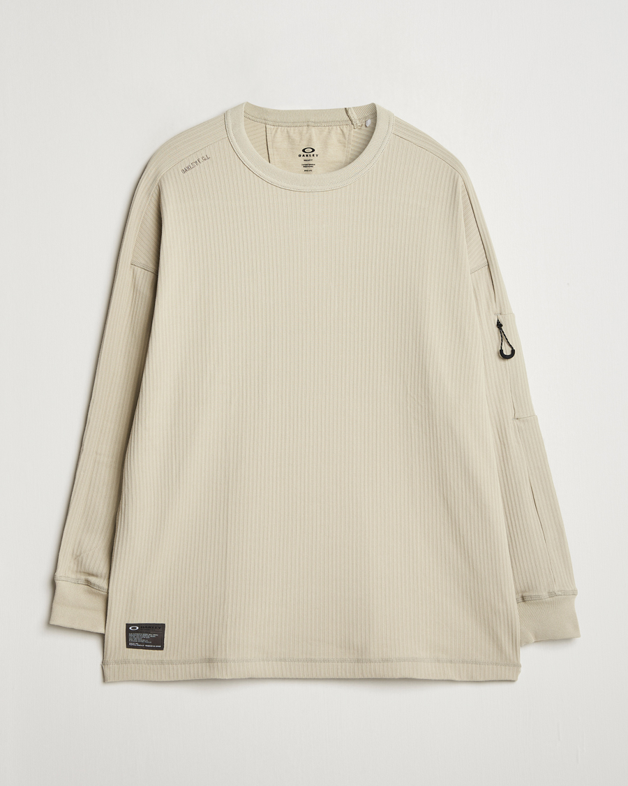 Herre | T-Shirts | Oakley | FGL Static Long Sleeve T-Shirt Desert Sand