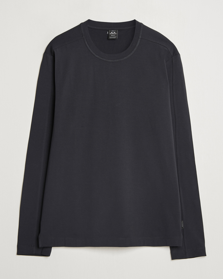 Herre | T-Shirts | Oakley | All Day Long Sleeve T-Shirt Blackout