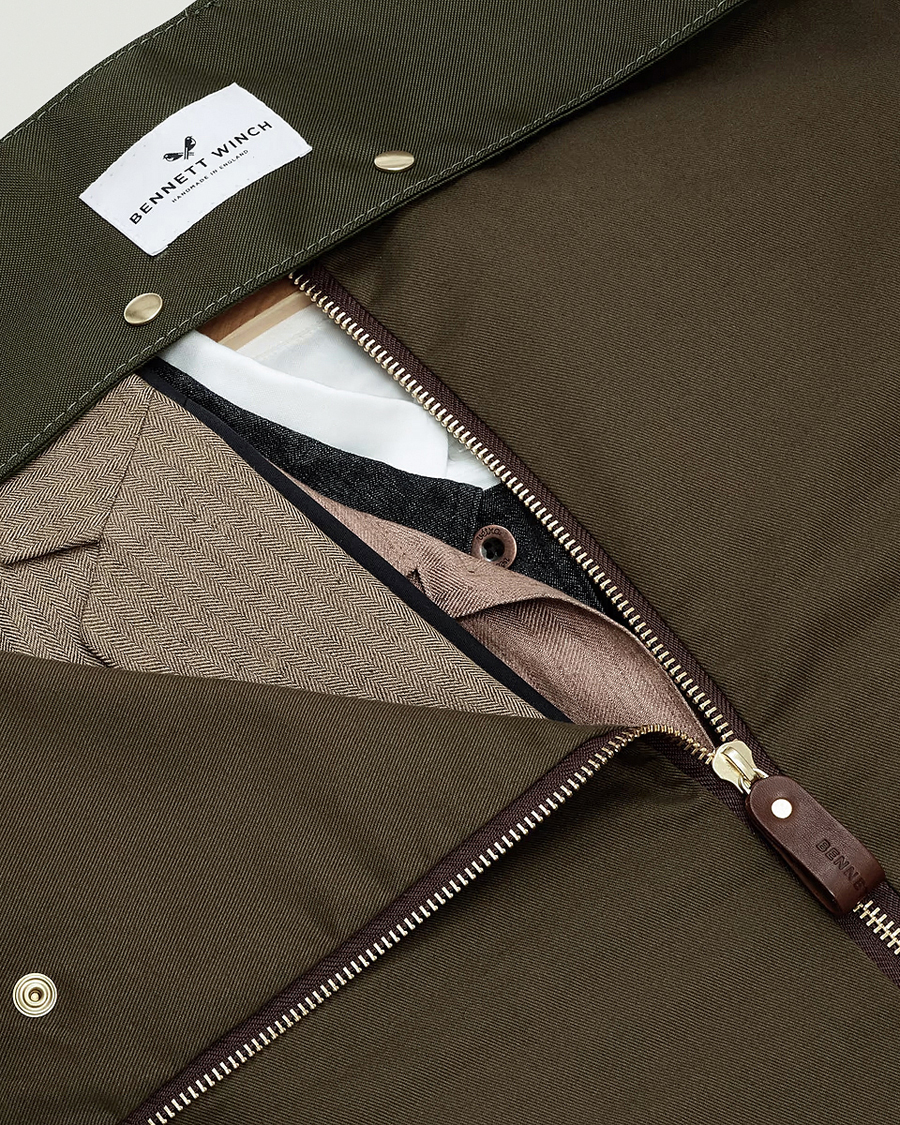 Herre | Tasker | Bennett Winch | Nylon Trifold Suit Carrier Olive