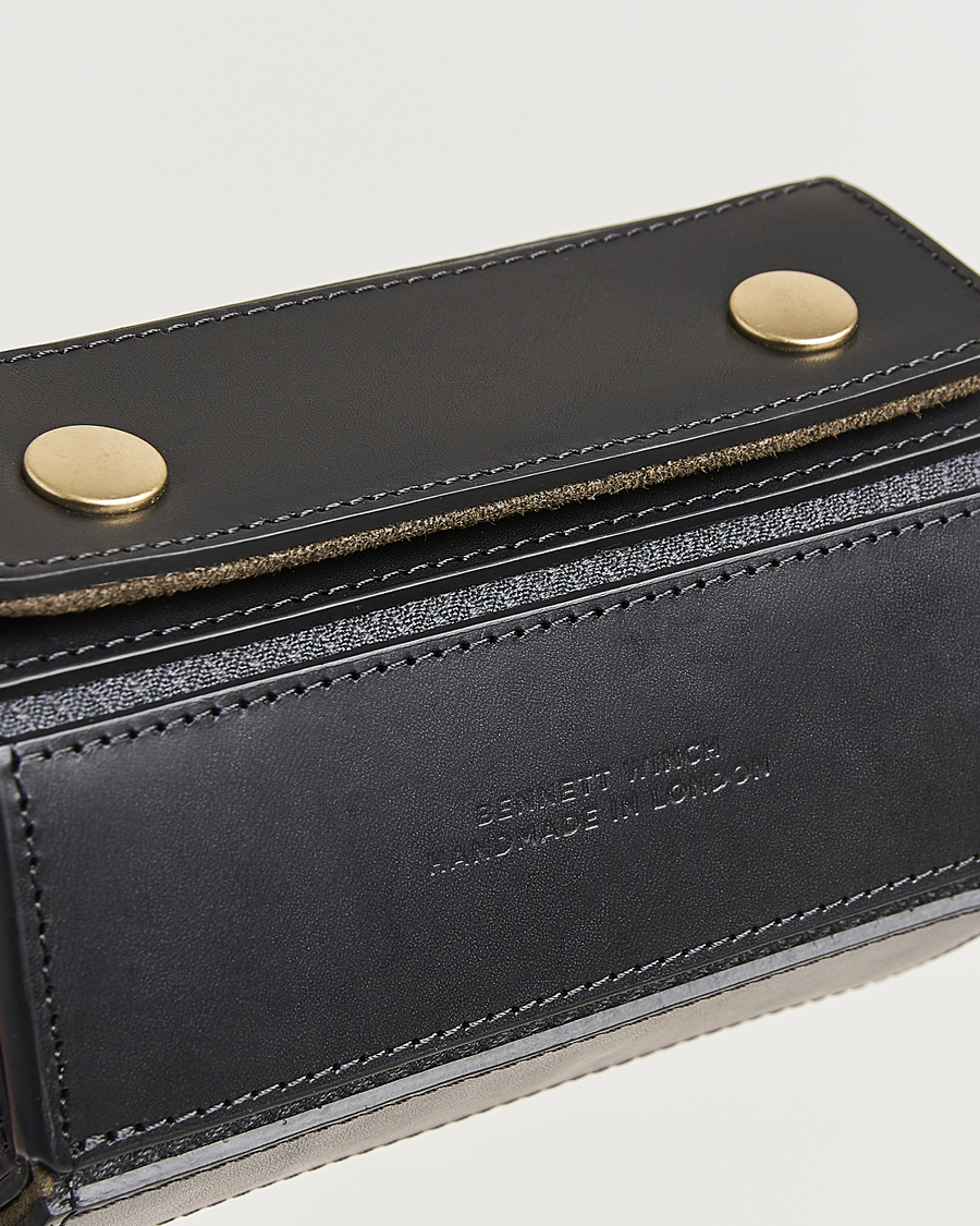 Herre | Ur opbevaring | Bennett Winch | Double Watch Roll Black