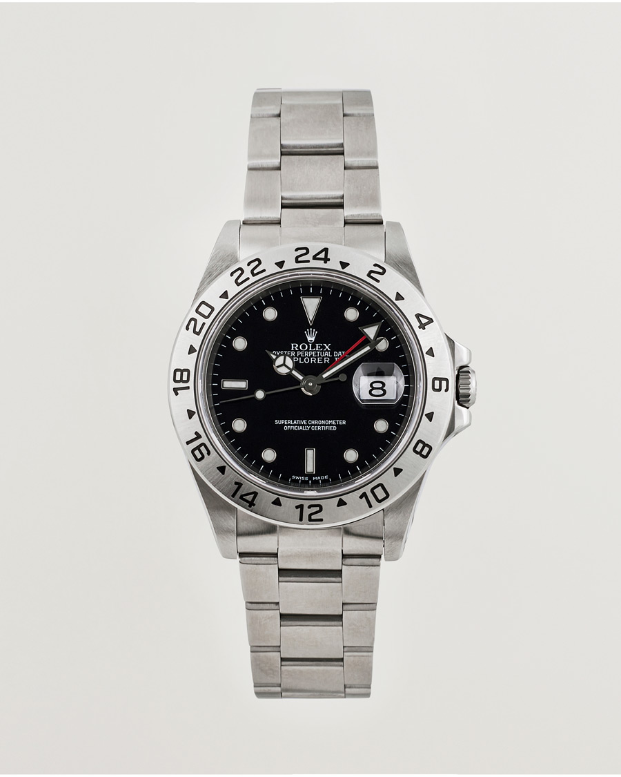 Herre | Rolex Pre-Owned Explorer II 16570 Silver | Rolex Pre-Owned | Explorer II 16570 Silver