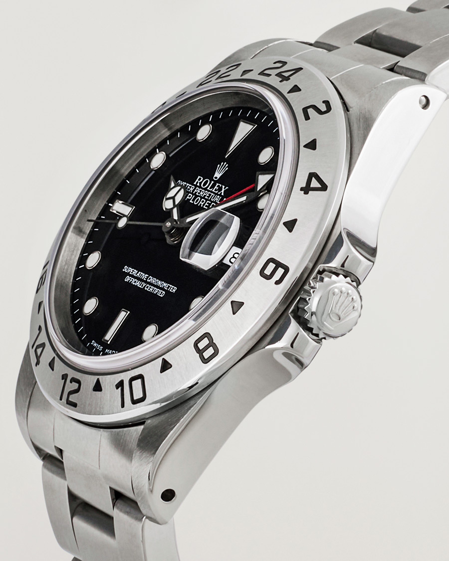 Herre | Rolex Pre-Owned Explorer II 16570 Silver | Rolex Pre-Owned | Explorer II 16570 Silver
