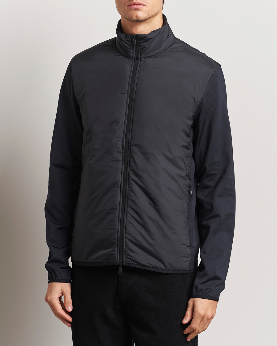 Herre | Jakker | J.Lindeberg | Davida Hybrid Jacket Black