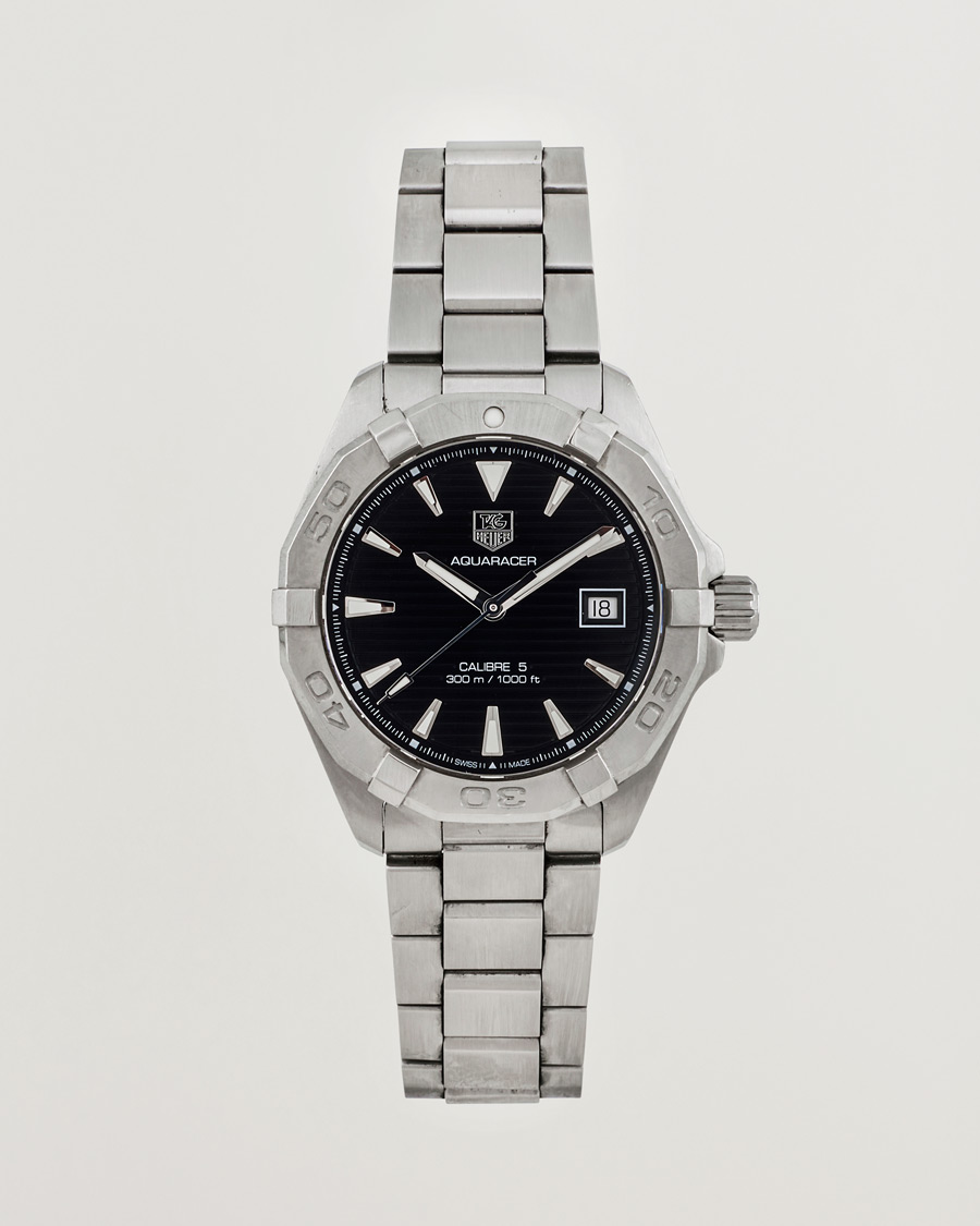 Herre | Tag Heuer Pre-Owned Aquaracer 300M Caliber 5 Silver | Tag Heuer Pre-Owned | Aquaracer 300M Caliber 5 Silver