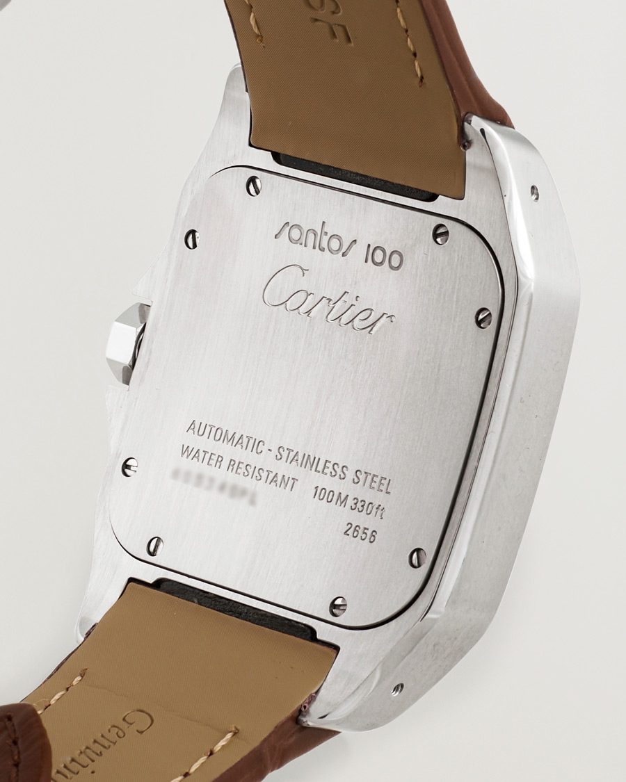 Herre | Cartier Pre-Owned Santos 100 Silver | Cartier Pre-Owned | Santos 100 Silver