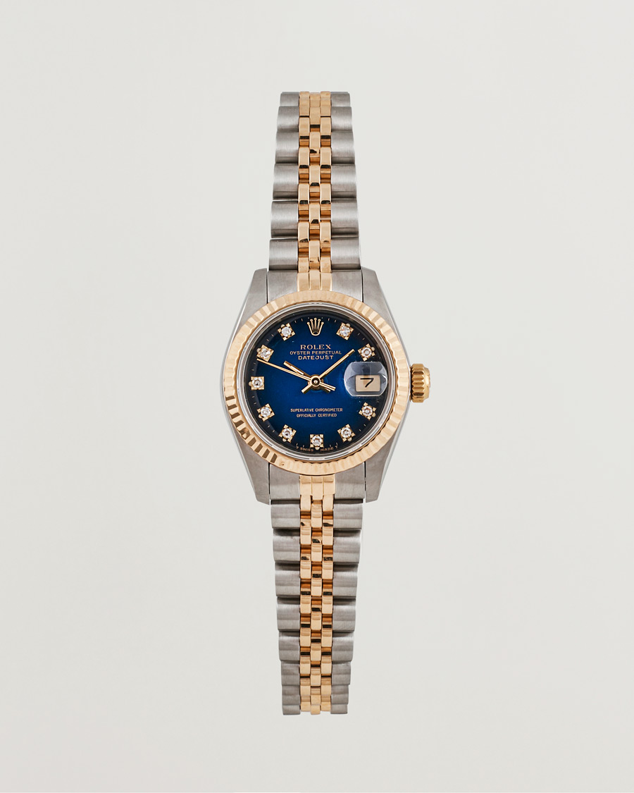 Herre | Rolex Pre-Owned Datejust 69173 Vignette Silver | Rolex Pre-Owned | Datejust 69173 Vignette Silver