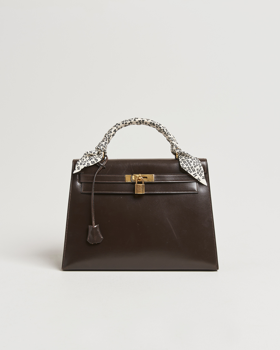 Herre | Hermès Pre-Owned Kelly 32 Handbag Brown | Hermès Pre-Owned | Kelly 32 Handbag Brown