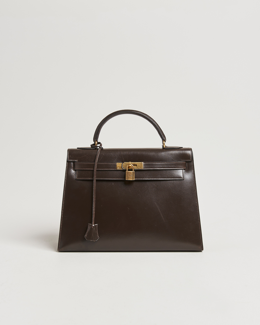 Herre | Hermès Pre-Owned Kelly 32 Handbag Brown | Hermès Pre-Owned | Kelly 32 Handbag Brown