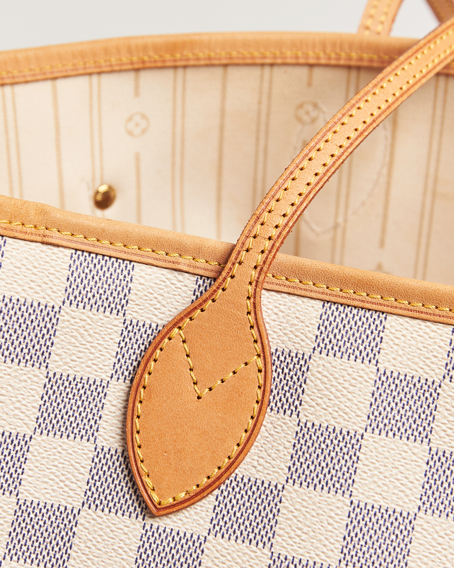 Herre | Louis Vuitton Pre-Owned Neverfull MM Totebag Damier Azur | Louis Vuitton Pre-Owned | Neverfull MM Totebag Damier Azur