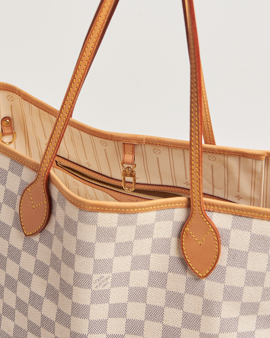 Herre | Louis Vuitton Pre-Owned Neverfull MM Totebag Damier Azur | Louis Vuitton Pre-Owned | Neverfull MM Totebag Damier Azur
