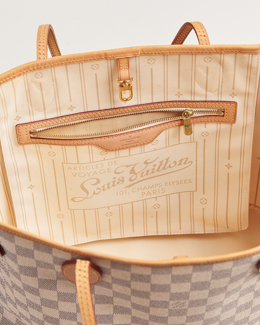 Herre | Louis Vuitton Pre-Owned Neverfull MM Totebag Damier Azur | Louis Vuitton Pre-Owned | Neverfull MM Totebag Damier Azur