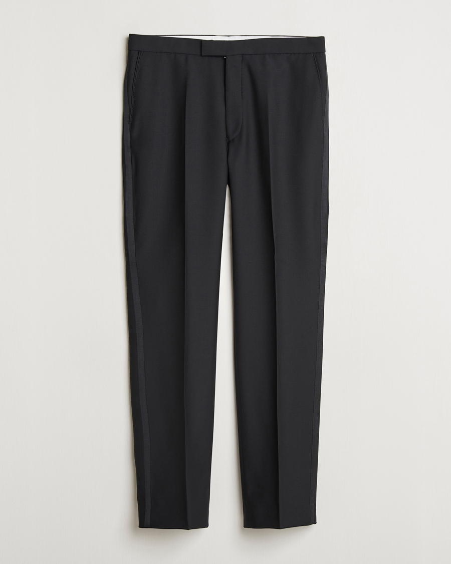 Herre | Bukser | Oscar Jacobson | Del Tuxedo Trousers Black