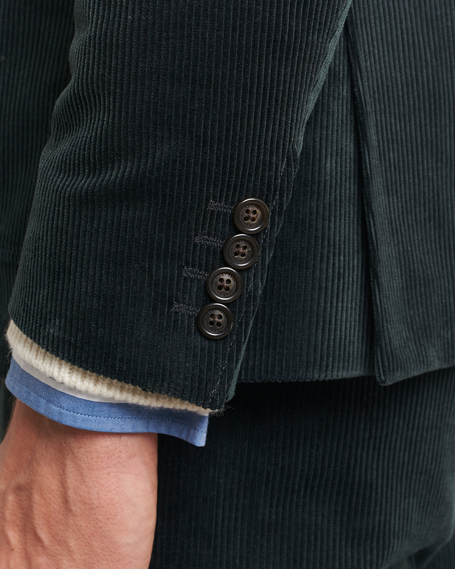 Herre | Blazere & jakker | GANT | Slim Corduroy Suit Jacket Tartan Green