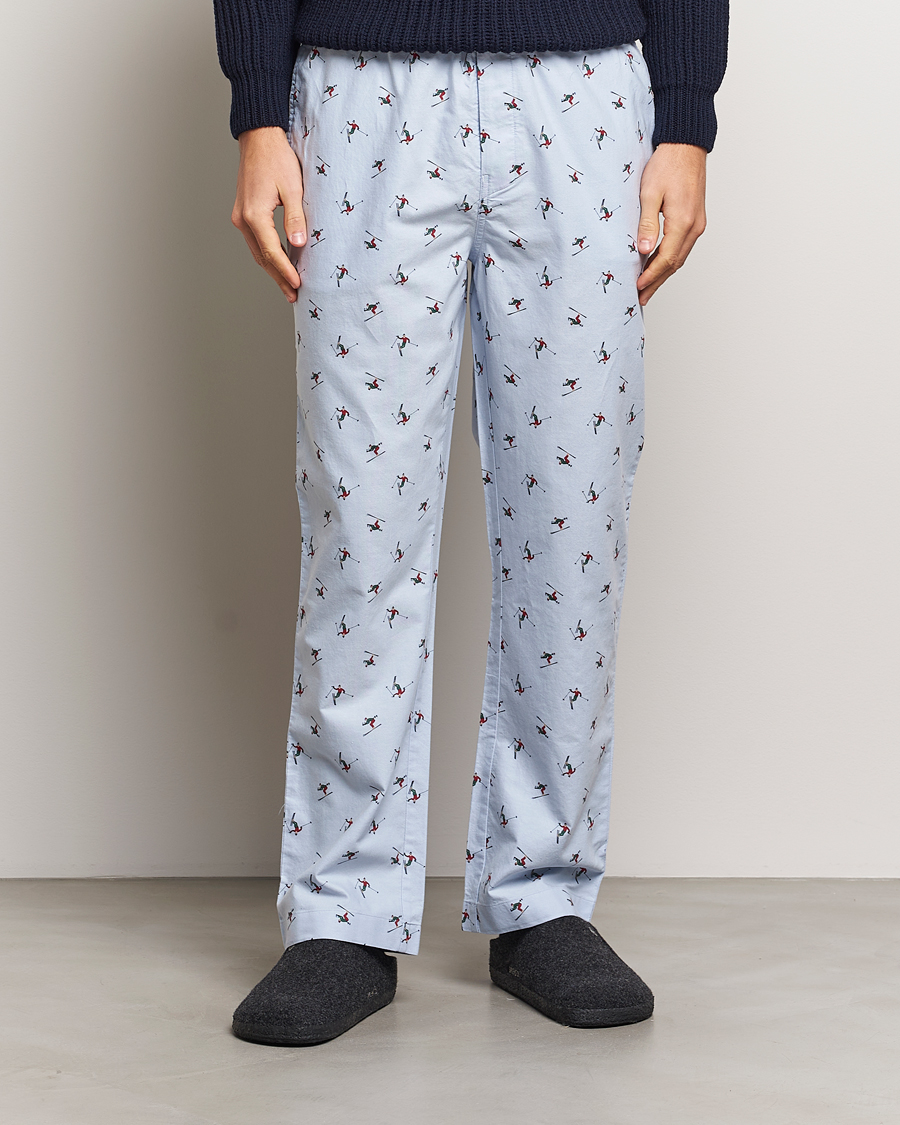 Herre | GANT Printed Skier Pyjama Pants Light Blue | GANT | Printed Skier Pyjama Pants Light Blue