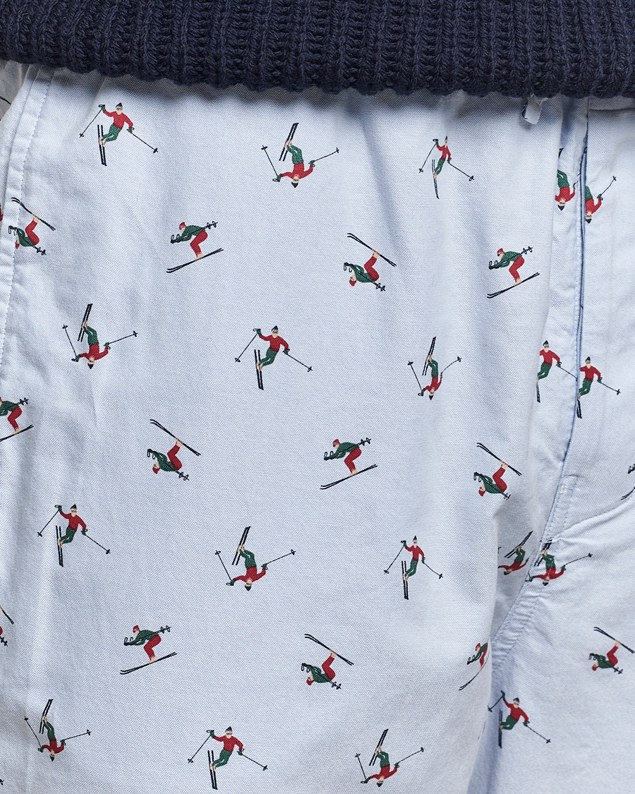 Herre | GANT Printed Skier Pyjama Pants Light Blue | GANT | Printed Skier Pyjama Pants Light Blue