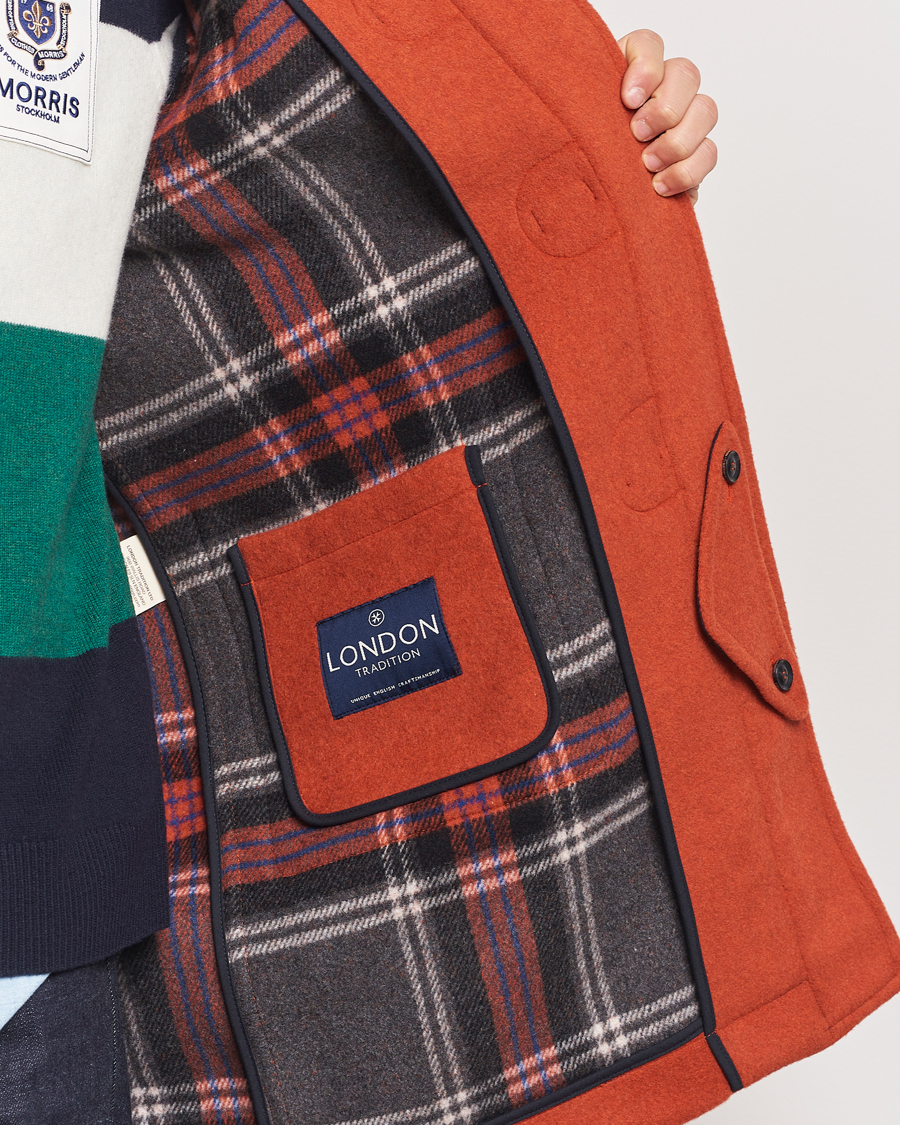 Herre | Jakker | Morris | Duffle Coat Orange