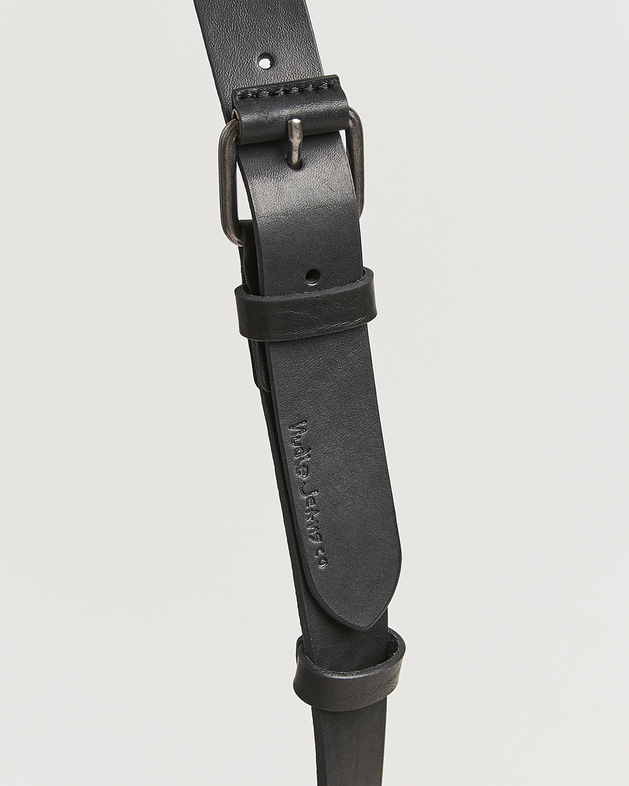 Herre | Bælter | Nudie Jeans | Dwayne Leather Belt Black