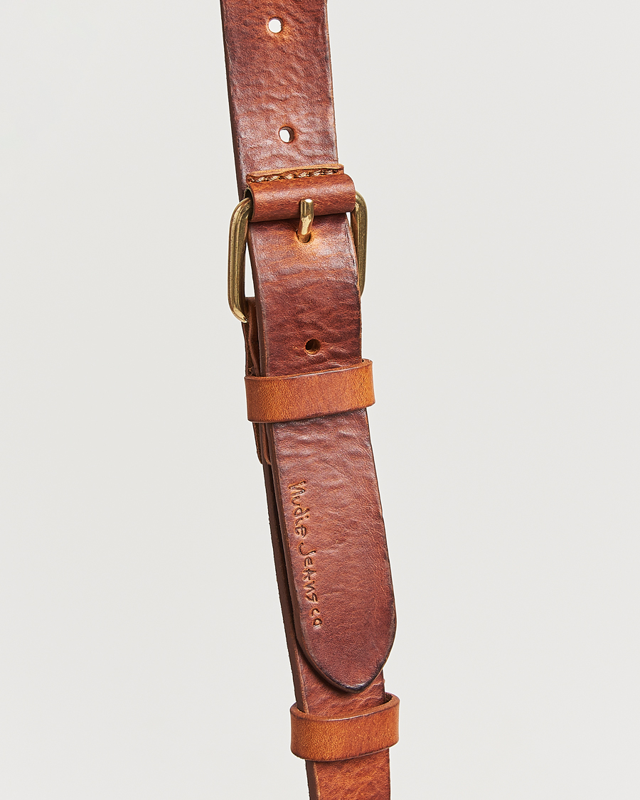 Herre | Bælter | Nudie Jeans | Dwayne Leather Belt Toffee Brown
