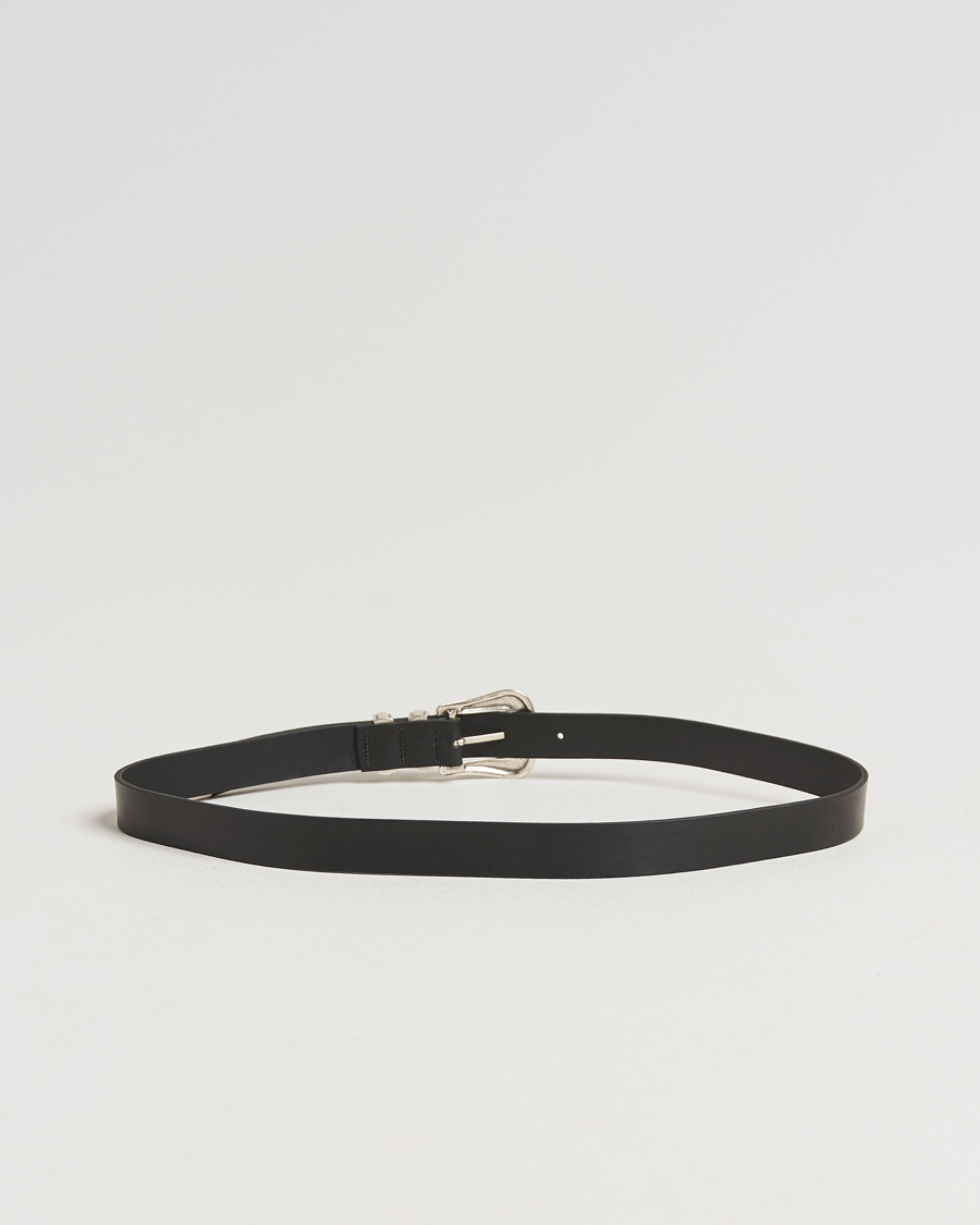 Herre | Bælter | Nudie Jeans | Western Silver Belt Black