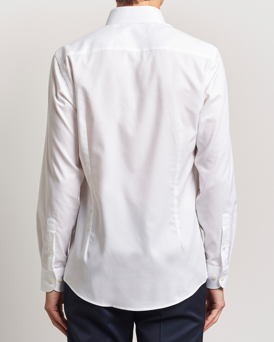 Herre | Skjorter | Eton | Slim Fit Wrinkle Free Oxford Shirt White