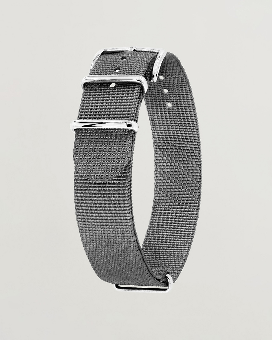 Herre | Urremme | HIRSCH | Rush Recycle Nato Watch Strap Grey