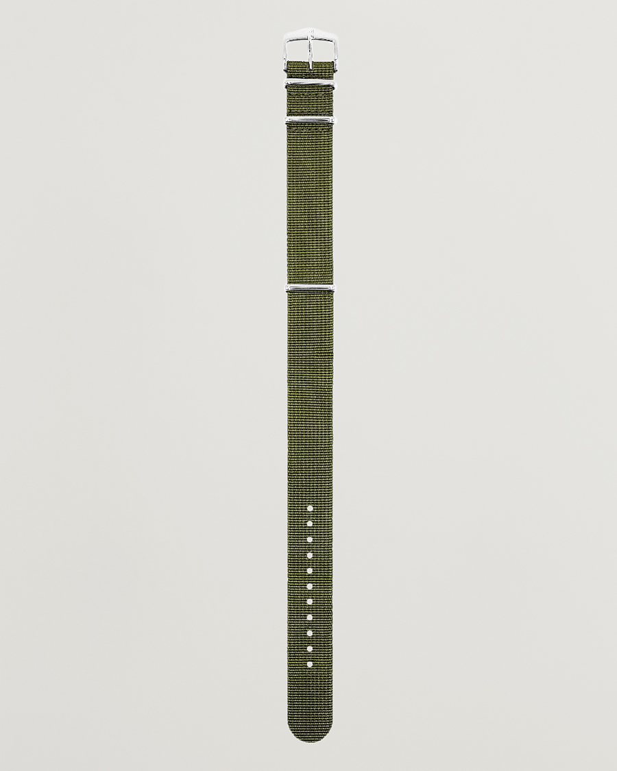 Herre | Urremme | HIRSCH | Rush Recycle Nato Watch Strap Green