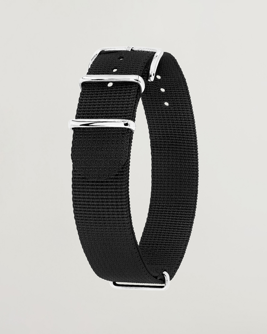 Herre | Urremme | HIRSCH | Rush Recycle Nato Watch Strap Black