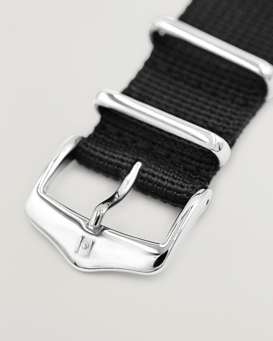 Herre | Urremme | HIRSCH | Rush Recycle Nato Watch Strap Black