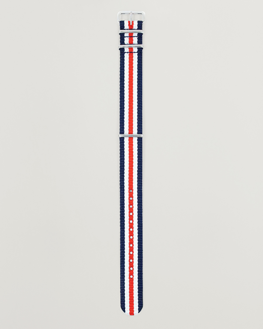 Herre | Urremme | HIRSCH | Rush Striped Nato Watch Strap