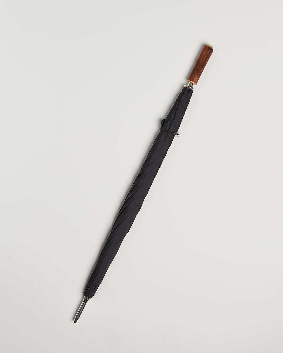 Herre | Paraplyer | Fox Umbrellas | Chestnut Straight Umbrella Black