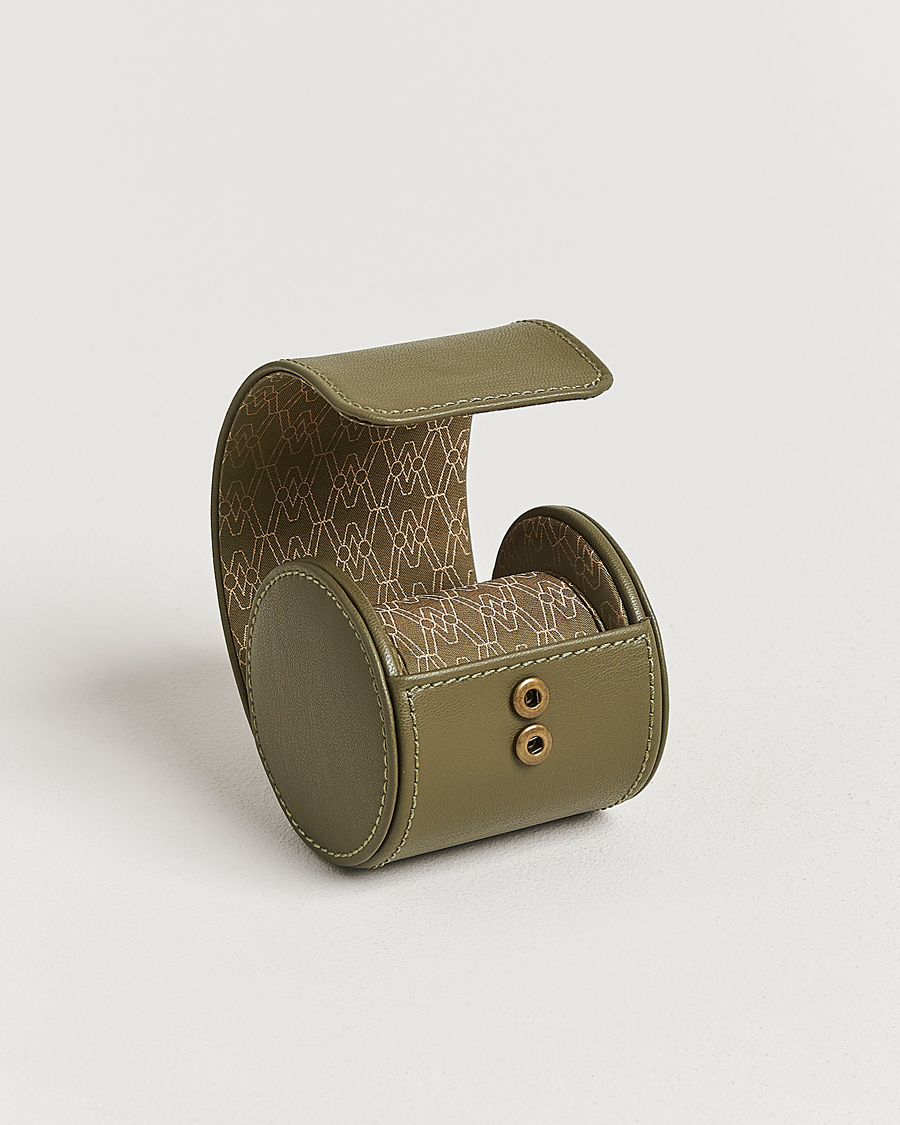Herre | Ure- & smykkeæsker | WOLF | Single Watch Roll Earth Olive