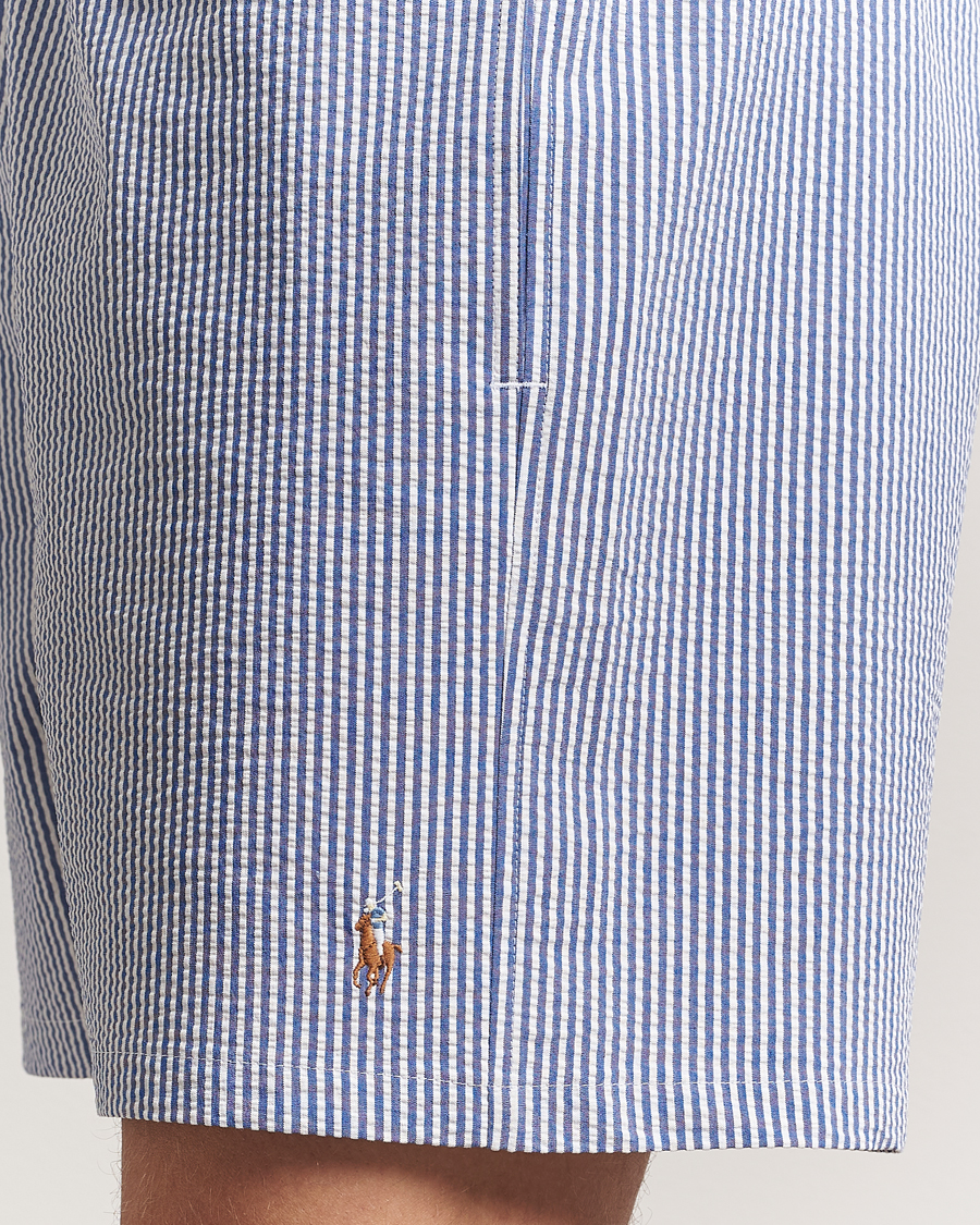 Herre | Badebukser | Polo Ralph Lauren | Traveler Mid Trunk Seersucker Cruise Royal