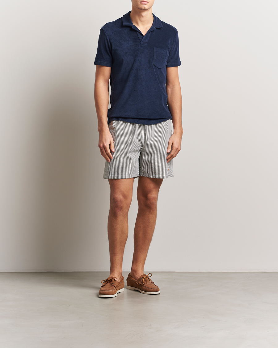 Herre | Badebukser | Polo Ralph Lauren | Traveler Seersucker Swimshorts New Olive