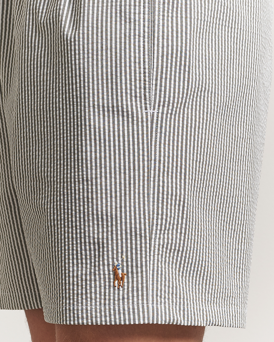 Herre | Badebukser | Polo Ralph Lauren | Traveler Seersucker Swimshorts New Olive