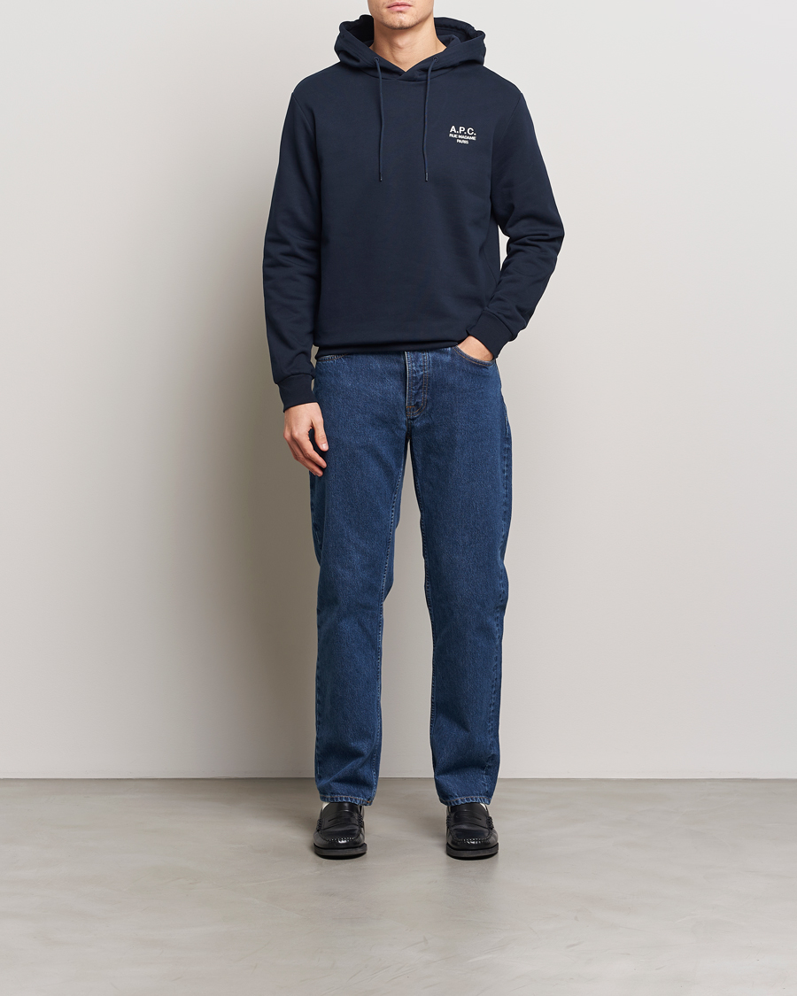 Herre | Trøjer | A.P.C. | Rue Madame Hoodie Dark Navy
