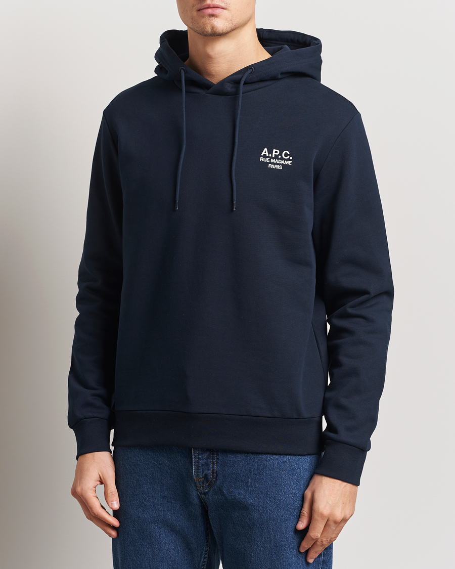 Herre | Trøjer | A.P.C. | Rue Madame Hoodie Dark Navy