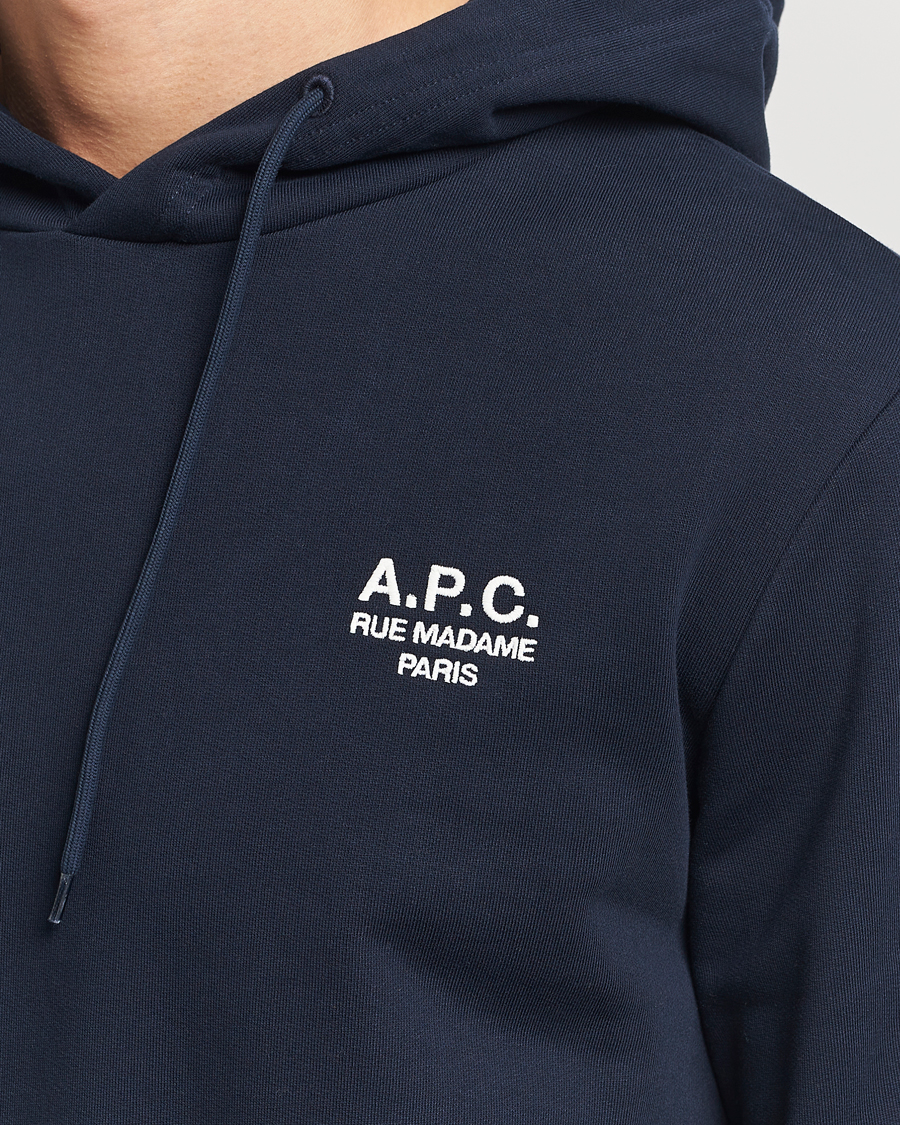 Herre | Trøjer | A.P.C. | Rue Madame Hoodie Dark Navy