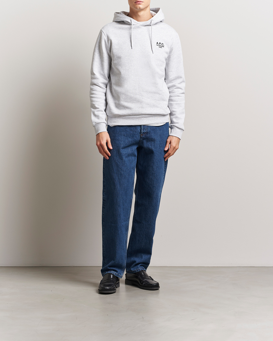 Herre | Trøjer | A.P.C. | Rue Madame Hoodie Heather Grey/Black