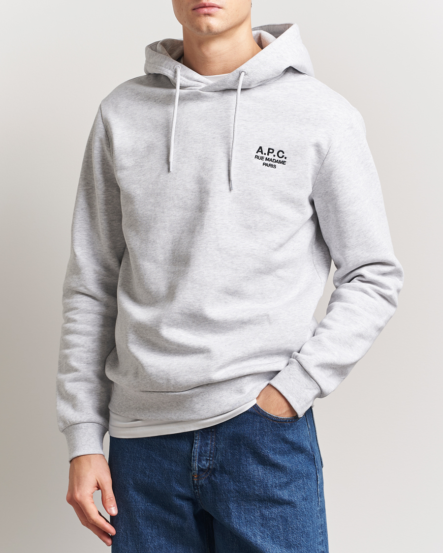 Herre | Trøjer | A.P.C. | Rue Madame Hoodie Heather Grey/Black
