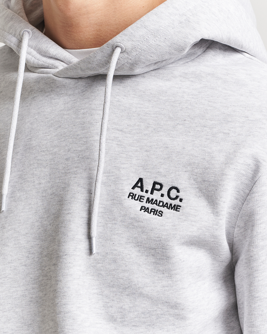 Herre | Trøjer | A.P.C. | Rue Madame Hoodie Heather Grey/Black