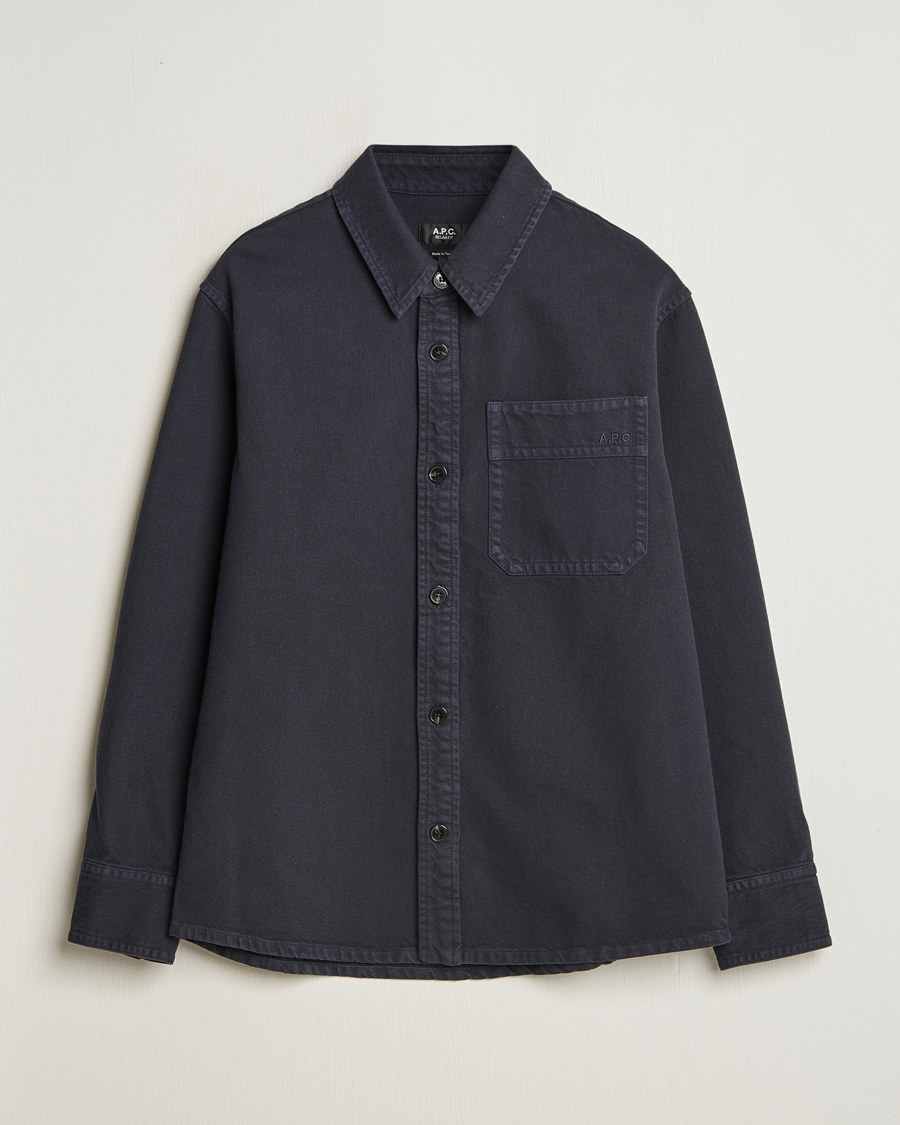 Herre | Skjorter | A.P.C. | Basile Denim Overshirt Dark Navy