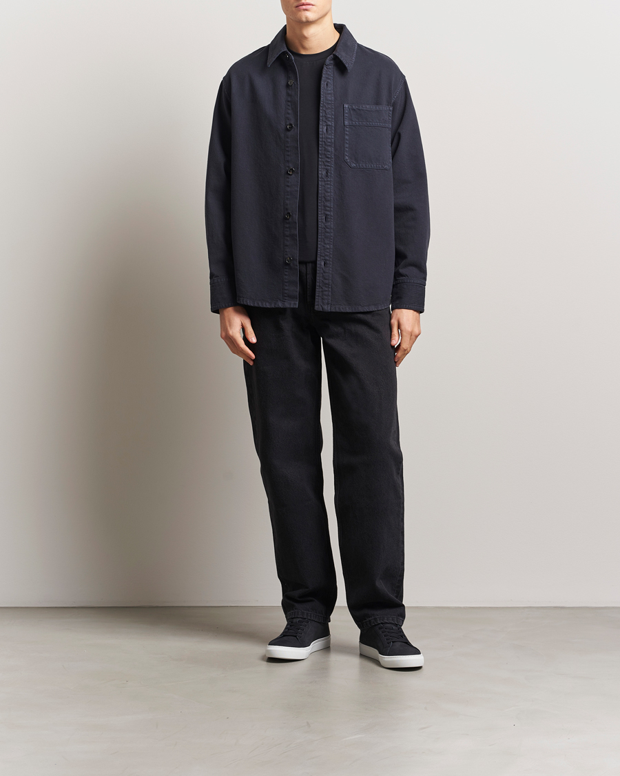 Herre | Skjorter | A.P.C. | Basile Denim Overshirt Dark Navy