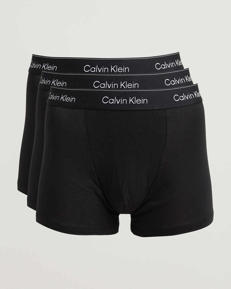 Herre | Undertøj | Calvin Klein | 3-Pack Icon Cotton Stretch Relaxed Trunk Black