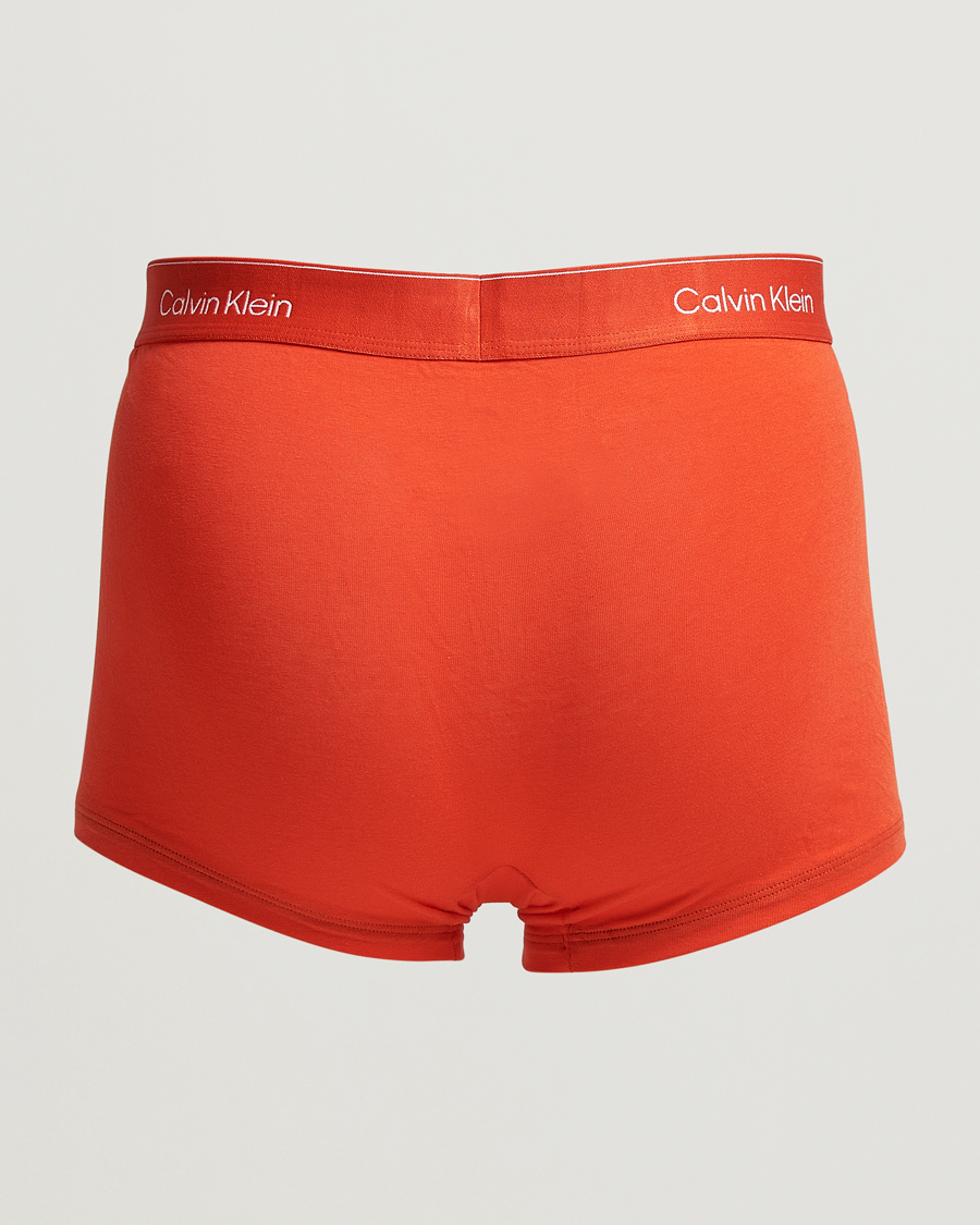 Herre | Undertøj | Calvin Klein | 3-Pack Icon Cotton Stretch Low Rise Trunk Blue/Grey/Red