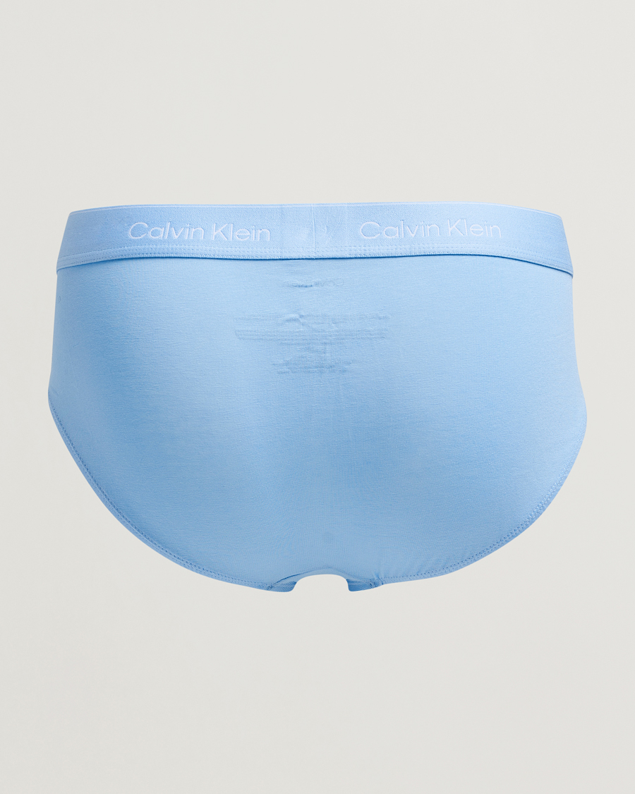 Herre | Undertøj | Calvin Klein | 3-Pack Icon Cotton Stretch Hip Brief Black/Blue/Light Blue