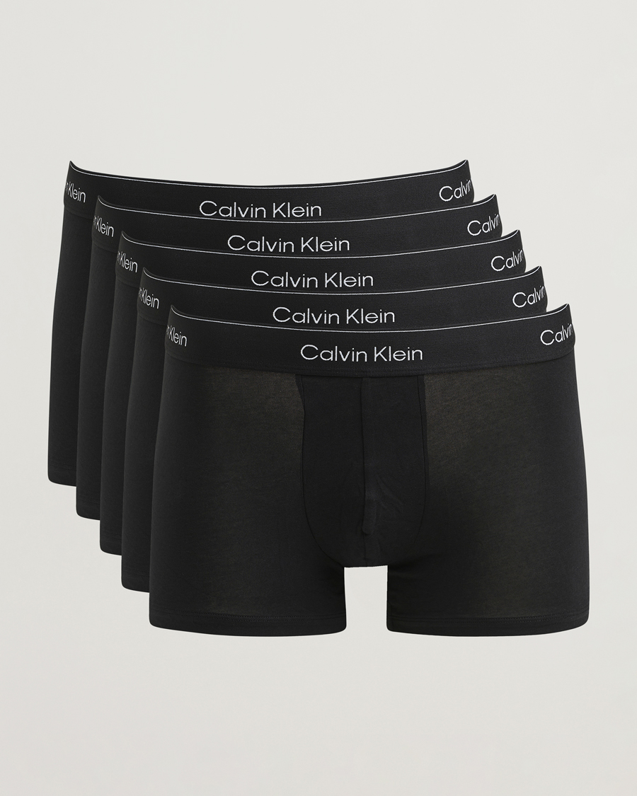 Herre | Undertøj | Calvin Klein | 5-Pack Icon Cotton Stretch Trunk Black