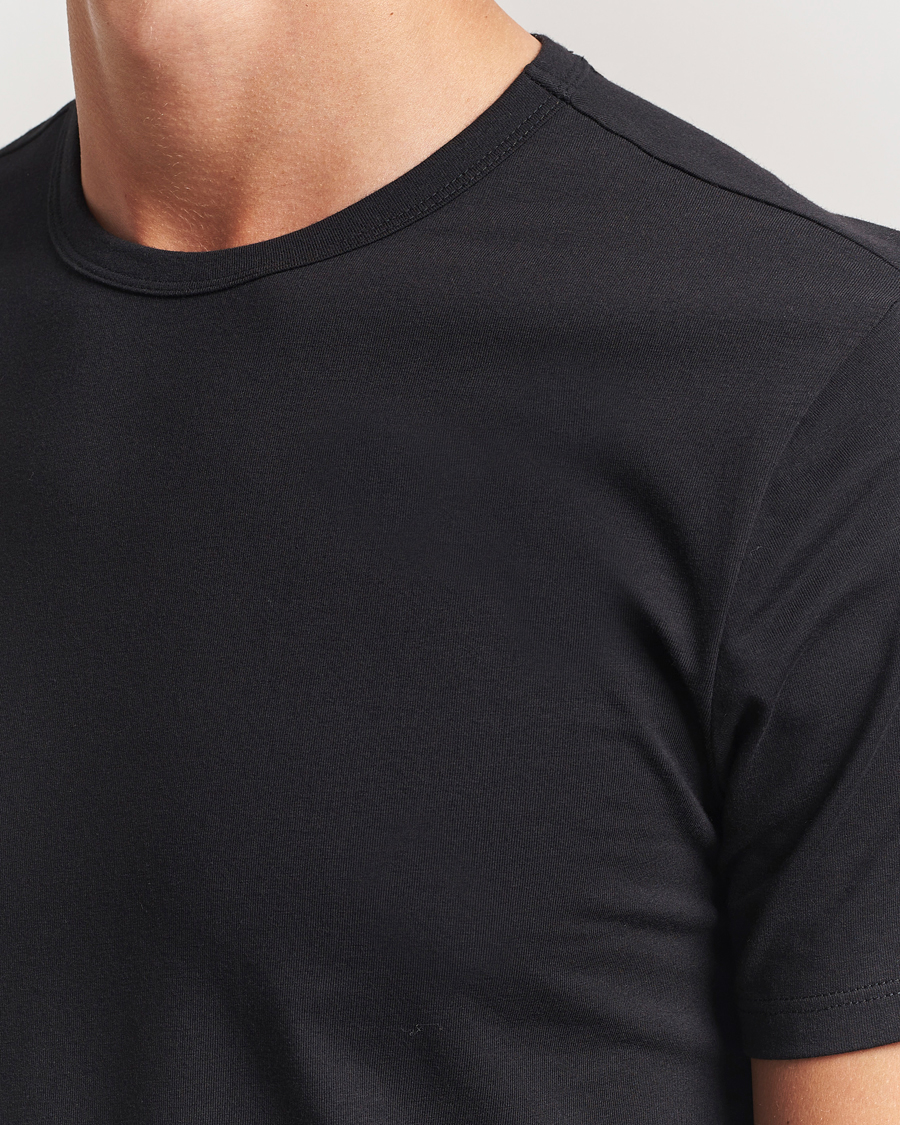 Herre | T-Shirts | Calvin Klein | 3-Pack Cotton Stretch Crew Neck T-Shirt Black