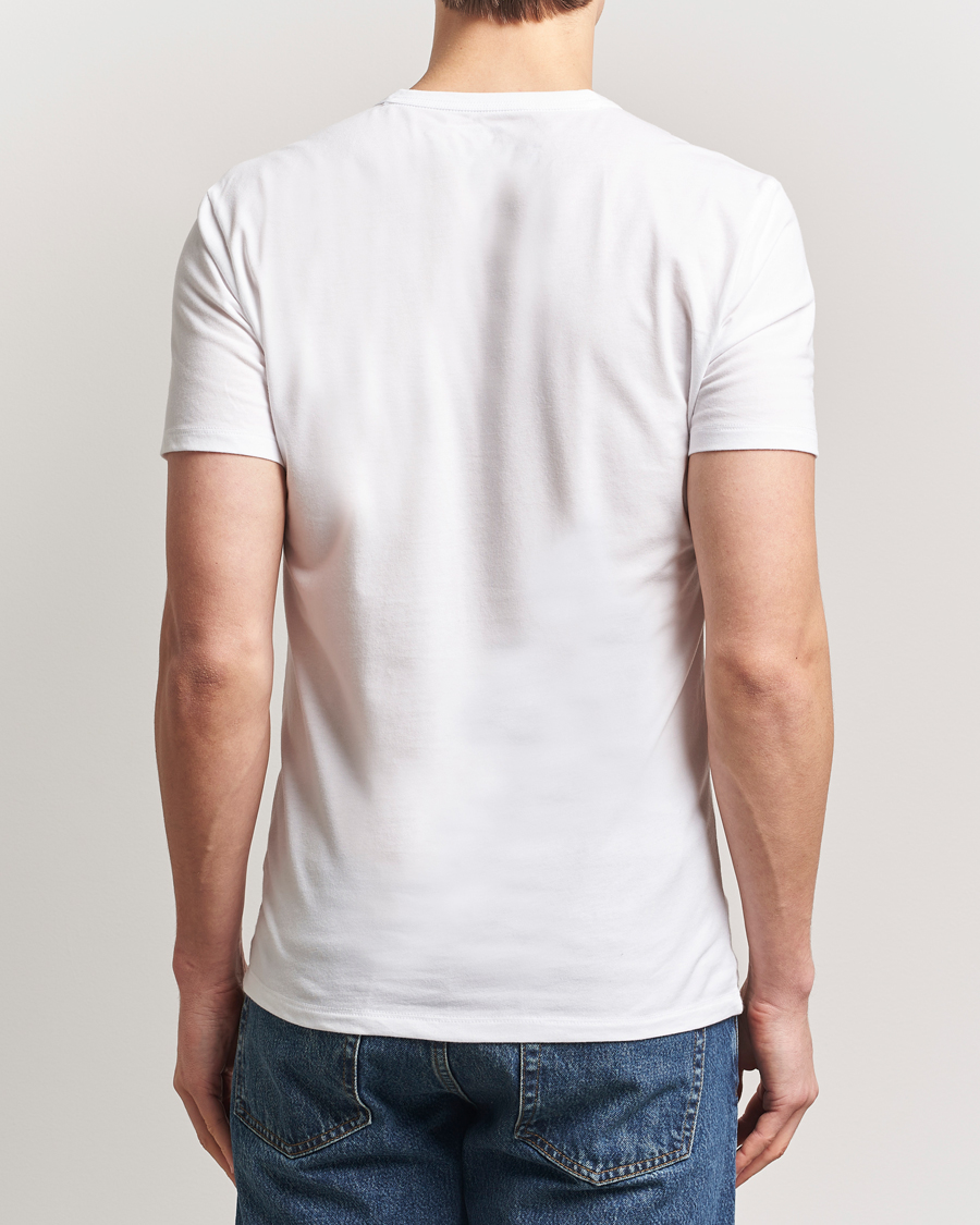 Herre | T-Shirts | Calvin Klein | 3-Pack Cotton Stretch V-Neck T-Shirt White