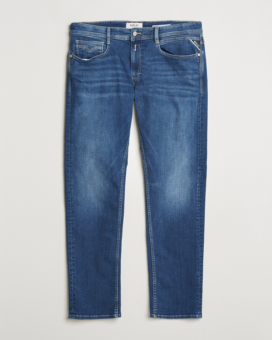 Herre | Jeans | Replay | Rocco Comfort Fit Stretch Jeans Dark Blue